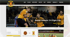 Desktop Screenshot of annanathleticfc.com