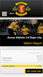 Mobile Screenshot of annanathleticfc.com